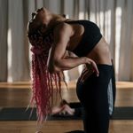 Portrait of an experienced yoga instructor Margarita Didenko.